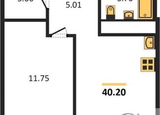 Продается однокомнатная квартира, 40.2 м2, Новосибирск, 1-я Чулымская улица, 112/5, ЖК Ясный Берег