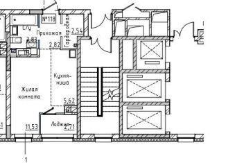 Продам квартиру студию, 29 м2, Новосибирск, 1-я Чулымская улица, с18, ЖК Ясный Берег