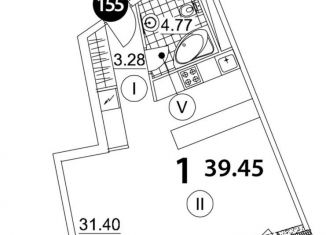 Продам 1-комнатную квартиру, 40 м2, Москва, Нахимовский проспект, 31к3, ЖК Нахимов