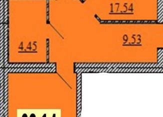 2-ком. квартира на продажу, 62.4 м2, деревня Киселёвка, Никольская улица