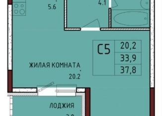 Продаю квартиру со свободной планировкой, 37.8 м2, село Осиновая Гора