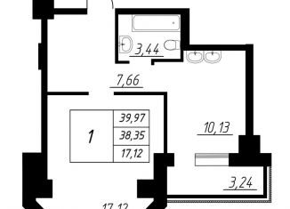 Продажа однокомнатной квартиры, 40 м2, Уссурийск, Крестьянская улица, 94
