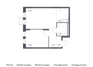 Продается 1-комнатная квартира, 40.4 м2, Ленинский городской округ, жилой комплекс Горки Парк, к4.2, ЖК Горки Парк