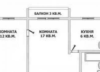 Продается двухкомнатная квартира, 43 м2, Кузнецк, улица Белинского, 128А