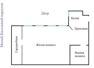 Продается 1-ком. квартира, 90 м2, Москва, Малый Кисельный переулок, 3с2, метро Трубная