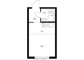 Продажа квартиры студии, 19.6 м2, Москва, метро Ховрино