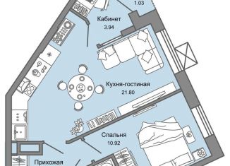 Продажа 2-комнатной квартиры, 47 м2, Свердловская область