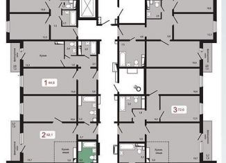 Продажа 4-комнатной квартиры, 83.9 м2, Красноярск, Свердловский район, жилой комплекс КБС. Берег, 1