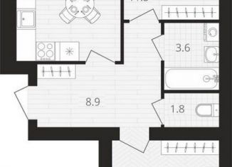 Продажа 2-комнатной квартиры, 60.4 м2, посёлок Мичуринский, Выставочная улица