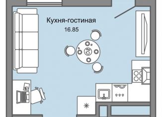 Продажа квартиры студии, 27 м2, Ульяновская область, улица Генерала Кашубы, 4