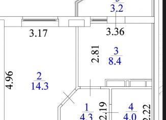 Продажа 1-ком. квартиры, 34.5 м2, Краснодар, улица им. Героя Яцкова И.В., 15к1