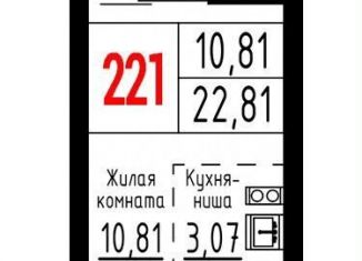 Продаю квартиру студию, 22.8 м2, Екатеринбург