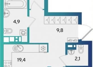 Продажа 2-ком. квартиры, 65.9 м2, Альметьевск