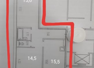 Сдам 2-комнатную квартиру, 58.5 м2, Мордовия, улица Тани Бибиной, 3/6