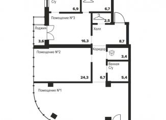 Продам двухкомнатную квартиру, 127.3 м2, Челябинск, улица Труда, 157А