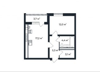 Продажа 1-ком. квартиры, 43.9 м2, Владимирская область, улица Долголетия, 2к1