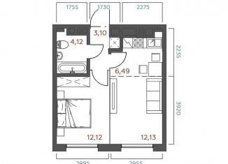 Продается 1-ком. квартира, 38 м2, Иркутск, Дальневосточная улица, 46А