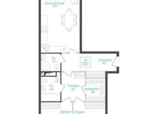 Продам 3-ком. квартиру, 83 м2, Москва, САО, Михалковская улица, 52с7