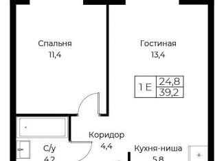 Продается 1-ком. квартира, 39.2 м2, Москва, улица Намёткина, 10Д, район Черёмушки