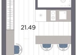 Продаю квартиру студию, 24.2 м2, Санкт-Петербург, метро Ладожская, Магнитогорская улица, 51литЗ