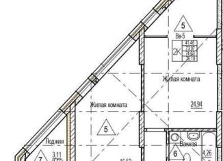 2-ком. квартира на продажу, 74.6 м2, Воронеж, Железнодорожный район, набережная Чуева, 7