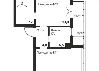 Продажа однокомнатной квартиры, 51.5 м2, Челябинск, улица Труда, 157А