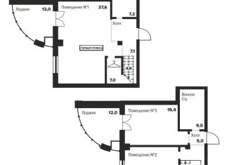 Продается 2-комнатная квартира, 116.9 м2, Челябинск, улица Труда, 157А