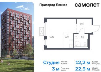 Продается квартира студия, 22.3 м2, Московская область