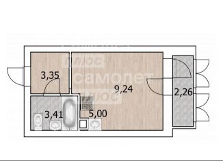 Продается квартира студия, 22.1 м2, Уфа, улица Лётчика Кобелева, 3/3