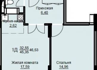 Продаю однокомнатную квартиру, 46.5 м2, Щёлково, жилой комплекс Соболевка, к8