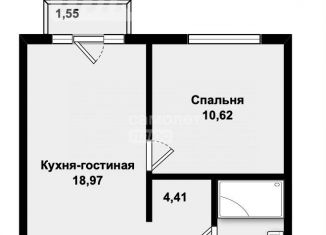 1-ком. квартира на продажу, 38.7 м2, Екатеринбург, Верх-Исетский район, Встречный переулок, 4/1