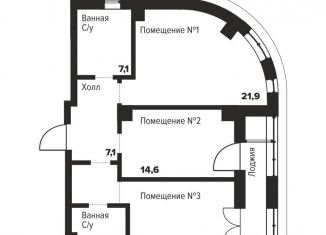 Продается 2-ком. квартира, 75.3 м2, Челябинск, улица Труда, 157А