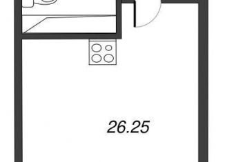 Квартира на продажу студия, 29.6 м2, Ленинградская область
