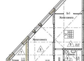 Продам 2-комнатную квартиру, 74.8 м2, Воронежская область, набережная Чуева, 7