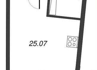 Продается квартира студия, 28 м2, Ленинградская область