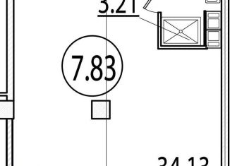 Продажа квартиры студии, 37.3 м2, Санкт-Петербург, Измайловский бульвар, 1к2