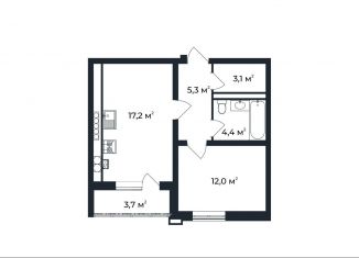 Продажа 1-ком. квартиры, 43.9 м2, посёлок Доброград, улица Долголетия, 2к3