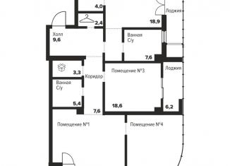 Продажа 3-комнатной квартиры, 134.1 м2, Челябинск, улица Труда, 157А