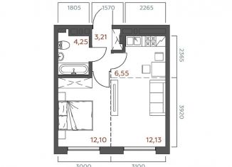 Продажа 1-комнатной квартиры, 38.2 м2, Иркутск, 6-я Советская улица, 2