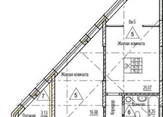 Продается 2-ком. квартира, 74.8 м2, Воронеж, Железнодорожный район, набережная Чуева, 7