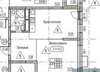 Продам 2-комнатную квартиру, 43.8 м2, Воронеж, набережная Чуева, 7, Железнодорожный район