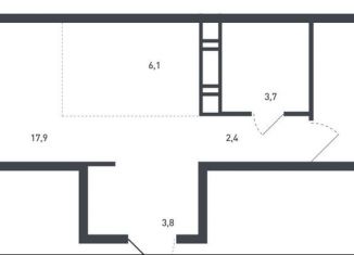 Продаю 1-ком. квартиру, 47.3 м2, Московская область, жилой квартал Новая Щербинка, 18