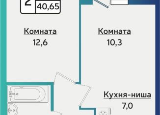 Продаю 2-комнатную квартиру, 40.7 м2, Удмуртия, Южная улица