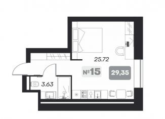 Продается квартира студия, 29.4 м2, Новосибирск, площадь Карла Маркса