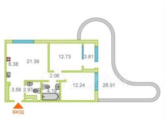 Продам 2-комнатную квартиру, 89 м2, Тюмень