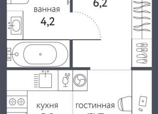 Продаю квартиру студию, 24.9 м2, Москва, Тагильская улица, 4В, ЖК Сиреневый парк