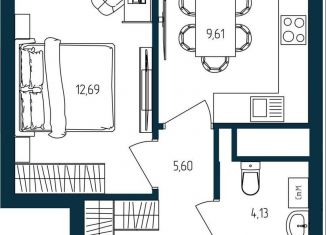 Продаю 1-ком. квартиру, 32 м2, Тюмень