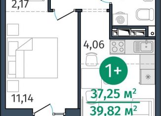 Продажа 1-комнатной квартиры, 37.3 м2, Тюмень, Центральный округ