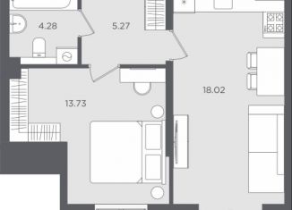 Продается 1-ком. квартира, 44.8 м2, Светлогорск, улица Нахимова