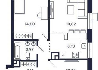 Продажа 2-комнатной квартиры, 67.1 м2, Красногорск